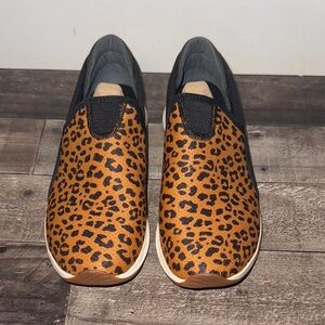 Leopard Print Slip-On Sneakers